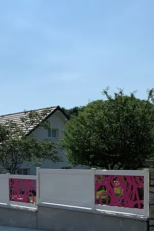 clôture décorative prefalu